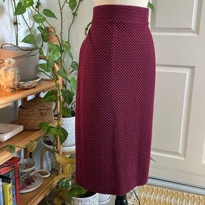 🖤🍒TORRID Pencil Skirt Red and Black Checkered Pattern🍒🖤